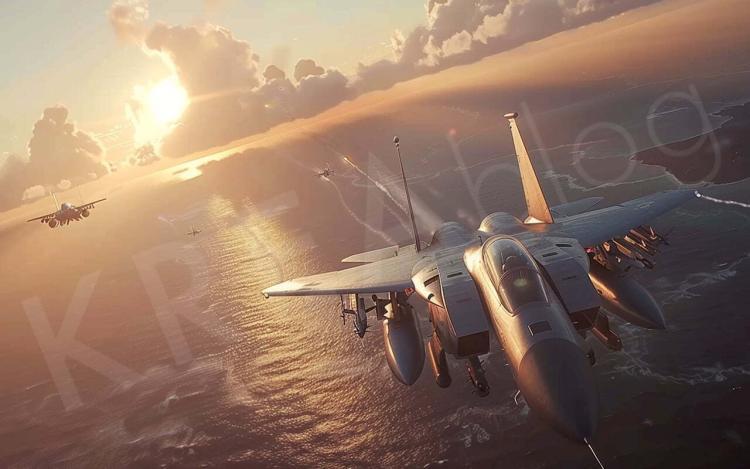 AI Pilot and a Real Pilot Engage in a Dogfight