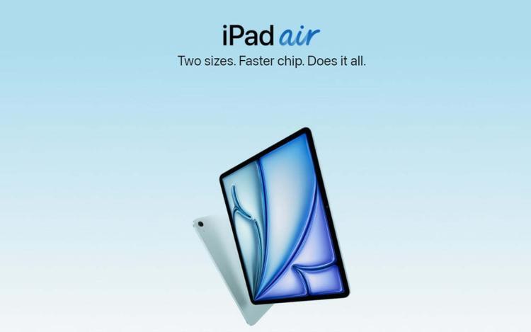 New Apple iPad Air with M4 Processor