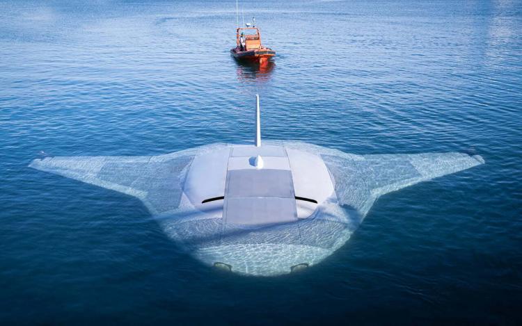 Prototype Manta Ray UUV Completes Water Tests