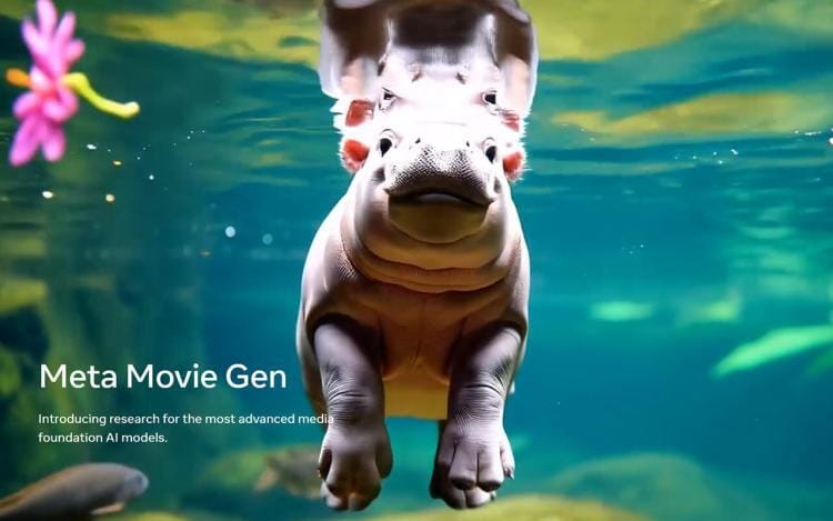 Meta's New AI Model Meta Movie Gen Introduced