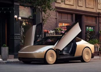 Tesla Unveils Cybercab Robotaxi 1