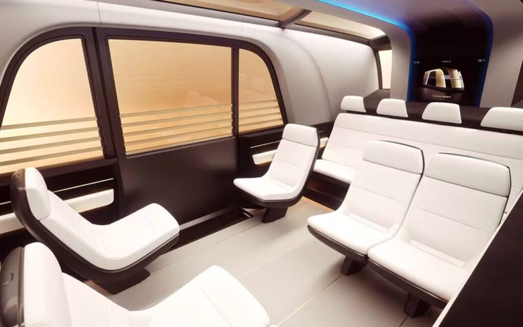 Tesla's New Autonomous Van Robovan Unveiled 8