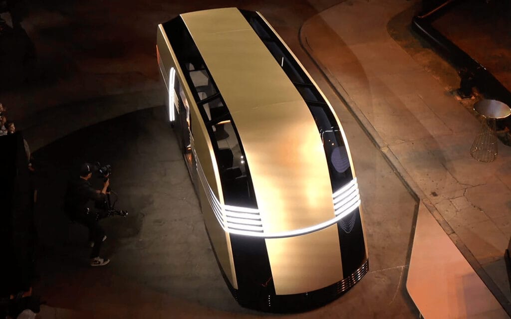Tesla's New Autonomous Van Robovan Unveiled 8