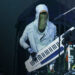 Robot Man's Keytar Show at a Festival