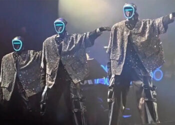 Robot Dancers on Stage