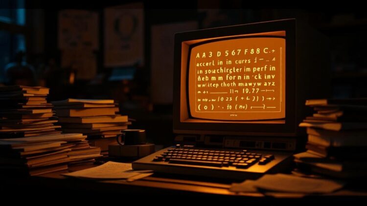 The First Digital Font Ever Designed